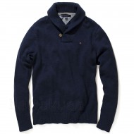 TOMMY HILFIGER SWETER MESKI - SHAWL 